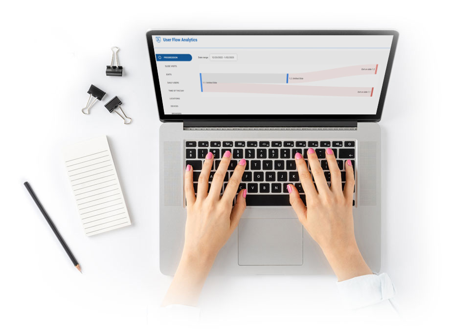 Analyze elearning access and usage data